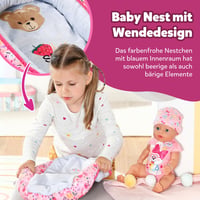 Hniezdo pre bábiky BABY Born pre bábiky s veľkosťou 36 cm a 43 cm – mäkký polstrovaný doplnok pre deti od 3 rokov 2