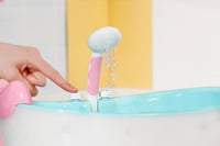 Detská vanička BABY Born s funkciou zmeny farby – sprcha a zvukové efekty – pre bábiky s veľkosťou 36 a 43 cm – vhodná aj na použitie s naozajstnou vodou 6