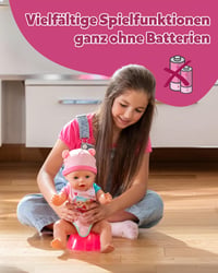 Bábika BABY born Emma 43 cm, 10 funkcií, s doplnkami a dupačkami, funguje bez batérií, od 3 rokov 7