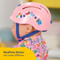 Cyklistická prilba BABY Born pre bábiky 36 cm a 43 cm – Nastaviteľný farebný doplnok pre bábiky s potlačou 5