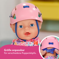 Cyklistická prilba BABY Born pre bábiky 36 cm a 43 cm – Nastaviteľný farebný doplnok pre bábiky s potlačou 3