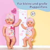 Bábika BABY Born Lena (Little Baby Girl) 36 cm, 7 funkcií, s doplnkami a dupačkami, funguje bez batérií, od 1 roka 10