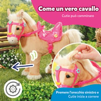 Interaktív plyšový koník BABY born My Cute Horse – s ružovým sedlom, uzdou, zvukovými efektmi a ozdobnými sponami 3