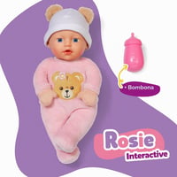 Mäkká bábika Baby Born Rosie 30 cm so 6 zvukmi a fľašou, interaktívna plyšová bábika od 1 roka 2
