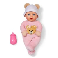 Mäkká bábika Baby Born Rosie 30 cm so 6 zvukmi a fľašou, interaktívna plyšová bábika od 1 roka 7