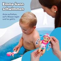 Bábika na kúpanie BABY Born Splish Splash Emma - 15 cm - S mechanickou funkciou plávania - Funguje bez batérií - Od 1 roka 3