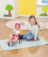 Trojkolka pre bábiky BABY Born – pre bábiky s veľkosťou 36 cm a 43 cm, s funkčnými kolesami, Zapf Creation 834299 5