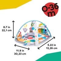 Baby Einstein Kickin' Tunes 4 az 1-ben Zenei Játszógimnasztika Zongorával, 70+ Hang és Fény, 7 Játék - Kickin Tunes 4-in-1 Mat 8