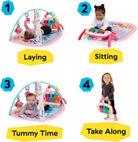 Baby Einstein Ocean Explorers 4az1-ben zenélő játék zongorával, 70+ hang, rózsaszín - 4-in-1 Kickin Tunes Pink 5