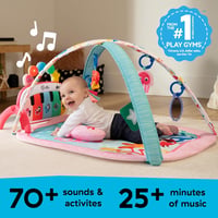 Baby Einstein Ocean Explorers 4az1-ben zenélő játék zongorával, 70+ hang, rózsaszín - 4-in-1 Kickin Tunes Pink 9