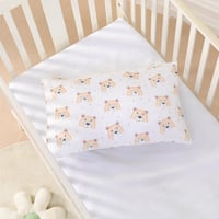 Pernă pentru bebeluși SUPERBE BEBE cu față de pernă 40x60 cm - Pernă pentru copii din bumbac certificat Oeko-Tex - Pernă pentru copii mici cu husă de bumbac pentru pătuț, somnul de amiază și camera copilului 4