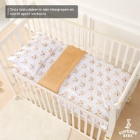 Pernă pentru bebeluși SUPERBE BEBE cu față de pernă 40x60 cm - Pernă pentru copii din bumbac certificat Oeko-Tex - Pernă pentru copii mici cu husă de bumbac pentru pătuț, somnul de amiază și camera copilului 7