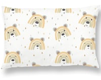Pernă pentru bebeluși SUPERBE BEBE cu față de pernă 40x60 cm - Pernă pentru copii din bumbac certificat Oeko-Tex - Pernă pentru copii mici cu husă de bumbac pentru pătuț, somnul de amiază și camera copilului 1