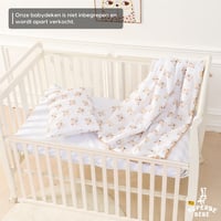 Pernă pentru bebeluși SUPERBE BEBE cu față de pernă 40x60 cm - Pernă pentru copii din bumbac certificat Oeko-Tex - Pernă pentru copii mici cu husă de bumbac pentru pătuț, somnul de amiază și camera copilului 5