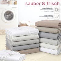 Napínacia froté plachta babybay v bielej farbe pre postieľku babybay Original 6