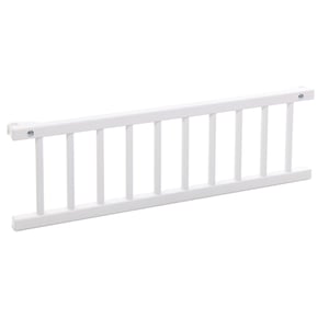 Barieră de protecție Babybay pentru pătuț, lăcuită alb, 1 buc. - Protecție laterală sigură pentru dormitul bebelușilor