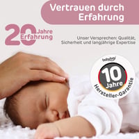 Detská prístelka a postieľka babybay Maxi Extra veľká z masívneho bukového dreva, nastaviteľná výška, prírodný neošetrený povrch, rastúca detská posteľ 9