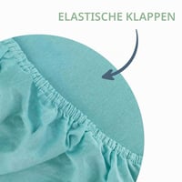Cearșaf cu elastic Babycalin 70x140 cm - 100% bumbac, pentru pătuț copii 5