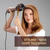 BaByliss Air Power Volume 2 u 1 sušilo za kosu s okruglom četkom i styler, zlatna 4