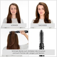 BaByliss AS200E Forgó Meleg Levegős Hajkefe Ionos 1000W 4 Fej Fekete 6
