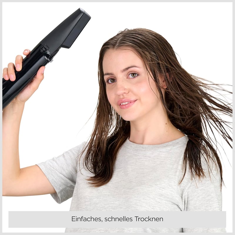 BaByliss AS200E Forgó Meleg Levegős Hajkefe Ionos 1000W 4 Fej Fekete