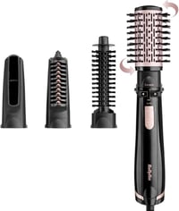 BaByliss AS200E Forgó Meleg Levegős Hajkefe Ionos 1000W 4 Fej Fekete 1