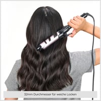 Ondulator de păr BaByliss C332E 32 mm – Înveliș Turmalin-Ceramic, Bucle Mari, 10 Trepte de Temperatură, Încălzire Rapidă, Suport Încorporat – Negru și Roz 3