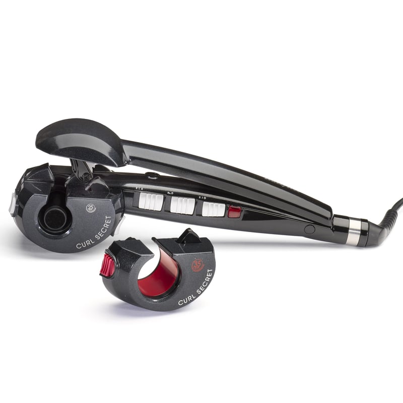 Automatická kulma na vlasy BaByliss Curl Secret Ionic 2, s 2 vymeniteľnými hlavicami, 25-35 mm, 190-230 °C, čierna, C1300E