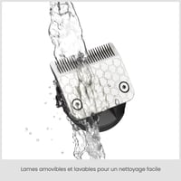 Mașină de tuns BaByliss E990E cu lame din oțel japonez, acumulator cu litiu, autonomie 160 de minute, încărcare în 3 ore, etui rigid pentru depozitare, negru 6