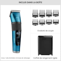 Mașină de tuns BaByliss E990E cu lame din oțel japonez, acumulator cu litiu, autonomie 160 de minute, încărcare în 3 ore, etui rigid pentru depozitare, negru 9