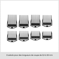 Mașină de tuns BaByliss E990E cu lame din oțel japonez, acumulator cu litiu, autonomie 160 de minute, încărcare în 3 ore, etui rigid pentru depozitare, negru 5