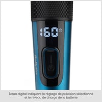 Mașină de tuns BaByliss E990E cu lame din oțel japonez, acumulator cu litiu, autonomie 160 de minute, încărcare în 3 ore, etui rigid pentru depozitare, negru 4
