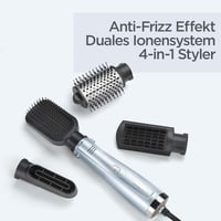 BaByliss Hydro-Fusion 4az1-ben hajszárító kefe 1000W ionos technológia szárítás egyenesítés - Single 2