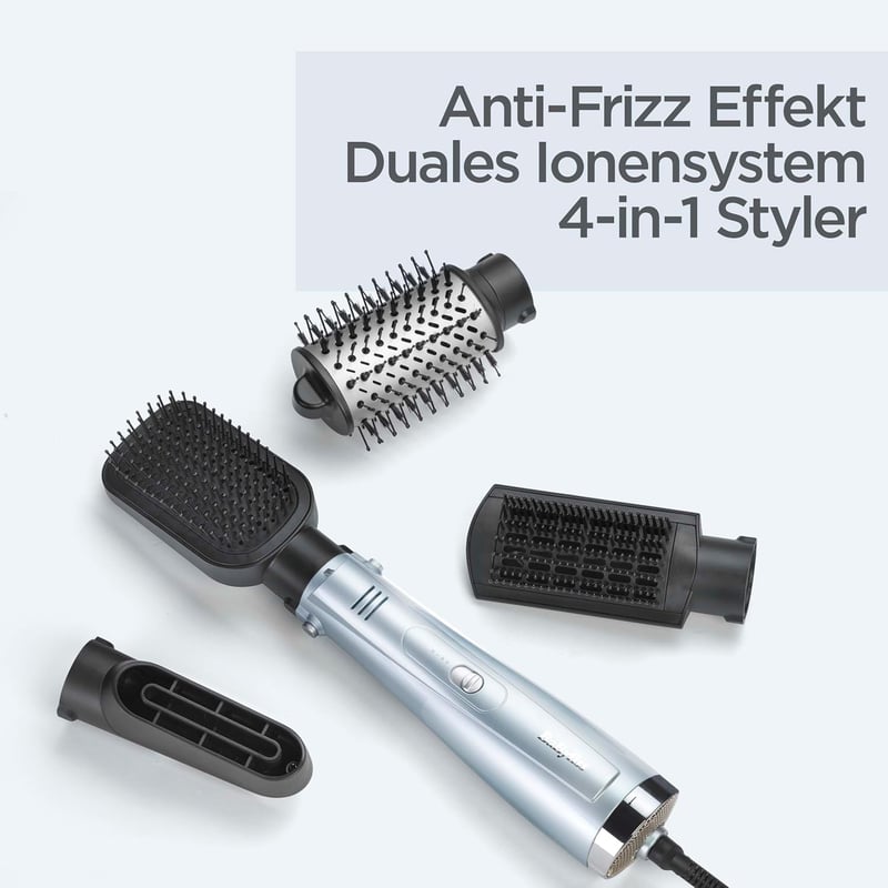 BaByliss Hydro-Fusion 4az1-ben hajszárító kefe 1000W ionos technológia szárítás egyenesítés - Single