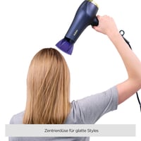 Sušič na vlasy BaByliss Midnight Luxe 5781PE - 2300 W, iónová technológia proti krepovateniu, rýchle sušenie, 3 teploty a 2 rýchlosti, profesionálny a ľahký 3