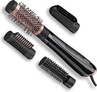 Perie cu aer cald BaByliss Perfect Finish AS126E 1000W - 3 accesorii, tehnologie ionică, anti-frizz, 2 trepte de temperatură + jet de aer rece, negru 1