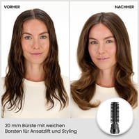 Perie cu aer cald BaByliss Perfect Finish AS126E 1000W - 3 accesorii, tehnologie ionică, anti-frizz, 2 trepte de temperatură + jet de aer rece, negru 4
