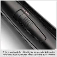 Perie cu aer cald BaByliss Perfect Finish AS126E 1000W - 3 accesorii, tehnologie ionică, anti-frizz, 2 trepte de temperatură + jet de aer rece, negru 8