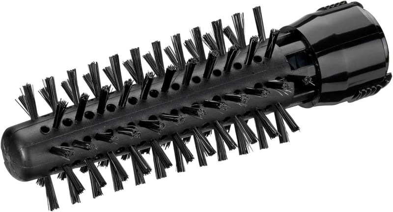 BaByliss Smooth Boost 668E Elektromos Hajformázó Kefe - 2 Cserélhető Fejjel, Kettős Feszültséggel, Utazáshoz, 300W, Fekete