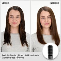 Perie cu aer cald 4 în 1 BaByliss Smooth Finish 1200 AS122E pentru uscare și coafare, tehnologie ionică și ceramică, 4 accesorii, 1200W, negru/roz 6