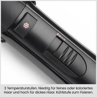 Perie cu aer cald 4 în 1 BaByliss Smooth Finish 1200 AS122E pentru uscare și coafare, tehnologie ionică și ceramică, 4 accesorii, 1200W, negru/roz 8