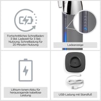 Mașină de tuns cu acumulator BaByliss Super-X Metal E996E – Lame din oțel japonez, 10 piepteni atașabili, afișaj digital, carcasă metalică, negru 5