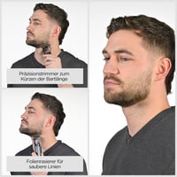 Trimmer multifuncțional 15-în-1 BaByliss Super-X Metal MT996E - Set trimmer fără fir pentru barbă și părul din nas, rezistent la apă, pentru bărbați, argintiu 3