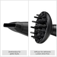 Fénič na vlasy BaByliss Turbo Smooth D572DE 2200W s difuzérom a iónovou technológiou, čierny 3