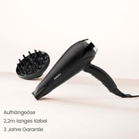 Fénič na vlasy BaByliss Turbo Smooth D572DE 2200W s difuzérom a iónovou technológiou, čierny 7