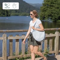 Babymoov Aquani 3-in-1 Strandmuschel Strandsátor UV 50+ védelemmel, pancsolómedencével és utazóággyal - Matróz mintás 5