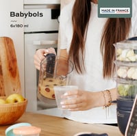 Babymoov Babybols nádobky na detskú stravu - 6 ks - 180 ml 2