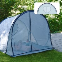 Cort de plajă pop-up cu protecție UV SPF 50+ pentru bebeluși Babymoov, cu plasă împotriva insectelor - Blue Waves - Adăpost solar 7