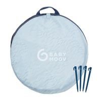 Cort de plajă pop-up cu protecție UV SPF 50+ pentru bebeluși Babymoov, cu plasă împotriva insectelor - Blue Waves - Adăpost solar 9