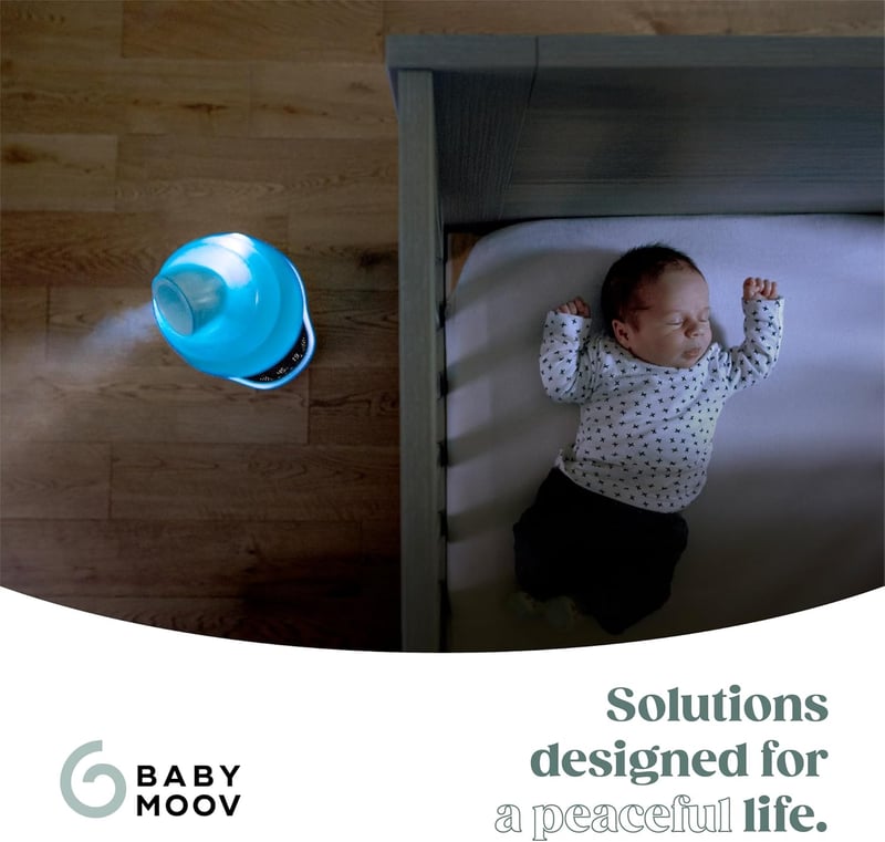 Babymoov Hygro Plus ultrahangos párásító, éjszakai fény és aromaterápia funkcióval
